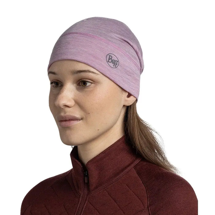 Buff Lightweight Merino Wool Beanie Hat Lilac - HeadwearODM-NGL<<<Military clothingODM<<<ActionPL