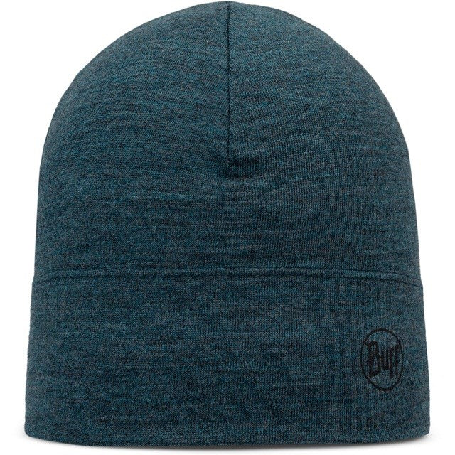 Buff Midweight Merino Wool Hat Hat Blue