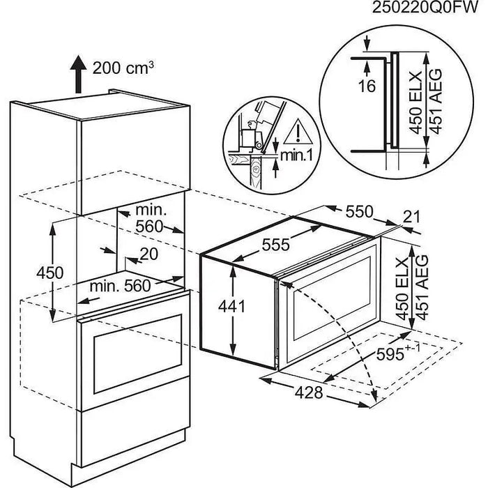 Built-in cooler AEG NKW8P21KAB (ST) 49 l F Yes Black - Охладители<<<Хладилници<<<Уреди за вграждане<<<ZoraSite