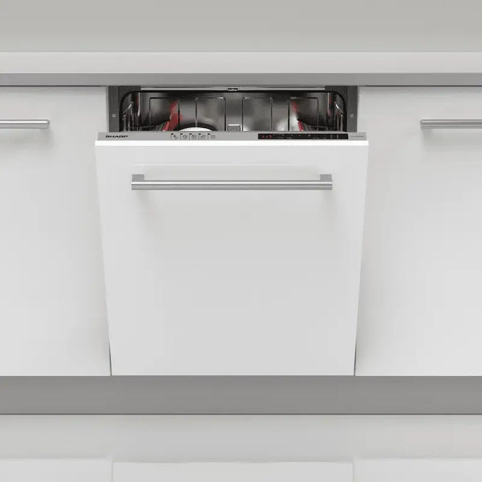 Built-in dishwasher Sharp QW-NI14I47EX 13 sets E 600 W mm - Съдомиялни машини<<<Уреди за вграждане<<<ZoraSite