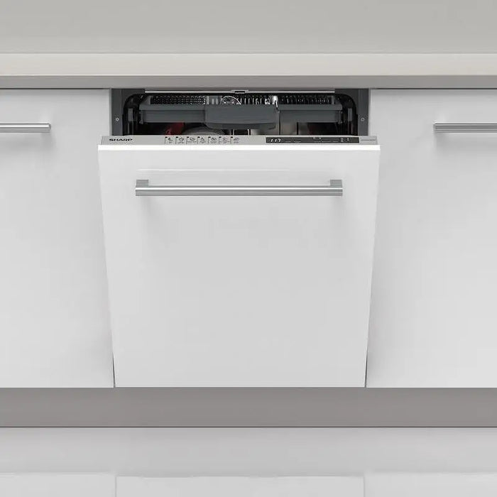 Built-in dishwasher Sharp QW-NI27I47DX 15 sets D 600 W mm - Съдомиялни машини<<<Уреди за вграждане<<<ZoraSite