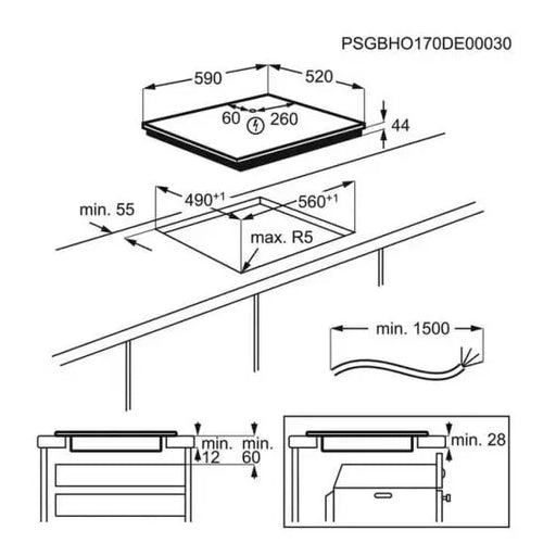 Built-in hob ELECTROLUX SenseFry 700 EIS6448 - Индукционни плотове<<<Плотове за вграждане<<<Уреди за