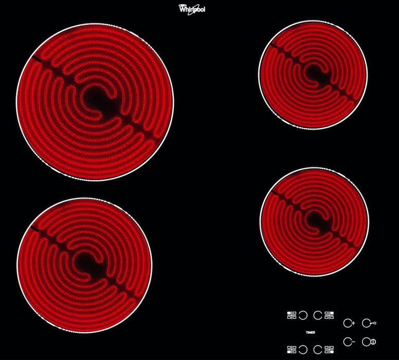 Built-in hob Whirlpool AKT 8090/NE - Четворка плотове<<<Плотове за вграждане<<<Уреди за вграждане<<<TechMart&&&Плотове