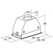 Built-in hood CATA GCDUAL 45 BK - Аспиратори за пълно вграждане<<<Абсорбатори за вграждане<<<Уреди за