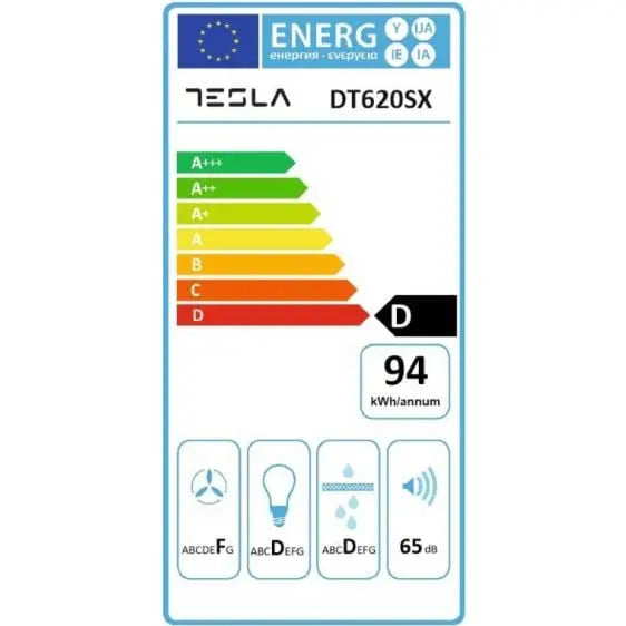 Built-in hood TESLA DT620SX - Телескопични абсорбатори<<<Абсорбатори за вграждане<<<Уреди за вграждане<<<TechnoMix