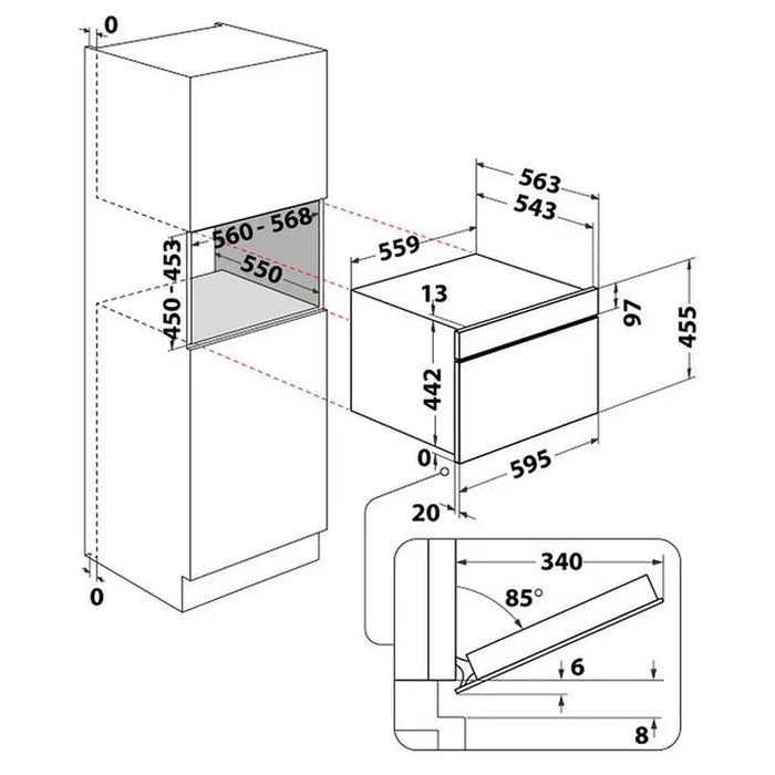 Built-in microwave oven Whirlpool WCW9O7PHTSB Sensor 53 - Микровълнови фурни за вграждане<<<Уреди за