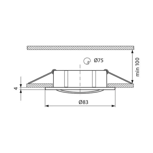 BUILT-IN MOON MOBILE BLACK VIVALUX OSLO - Луни<<<Вътрешно осветление<<<Осветление<<<Praktiker&&&Луни<<<Вътрешно