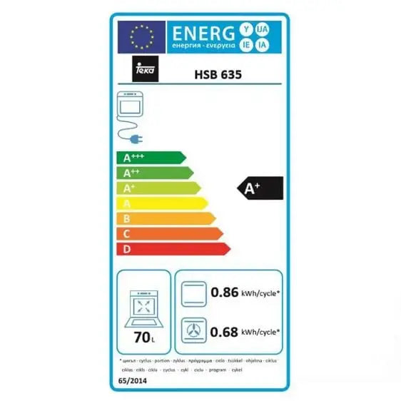 Built-in oven TEKA WISH HSB 635 - Стандартни фурни<<<Фурни за вграждане<<<Уреди за вграждане<<<TechnoMix