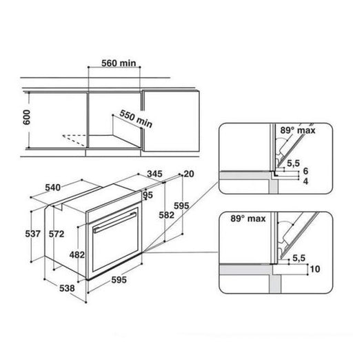 Built-in oven Whirlpool AKZM 8480 NB - Фурни за вграждане<<<Уреди за вграждане<<<TechMart&&&Фурни за