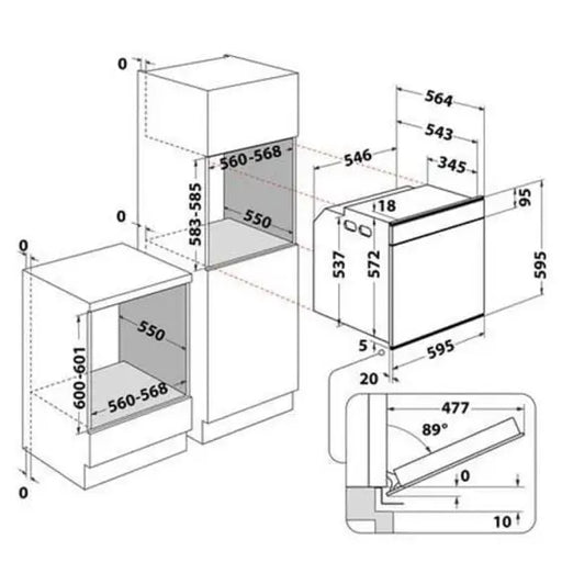 Built-in oven Whirlpool W7 OM4 4S1 P BL - Фурни с пиролиза<<<Фурни за вграждане<<<Уреди за