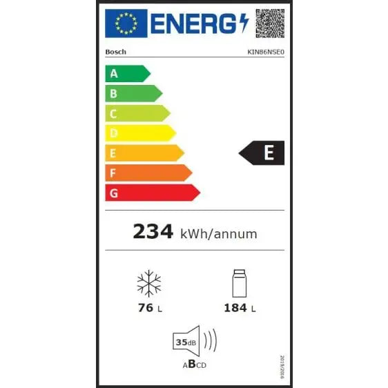 Built-in refrigerator Bosch KIN86NSE0 - Хладилници с фризер<<<BOSCH хладилници<<<BOSCH<<<PolyComp&&&Хладилници за