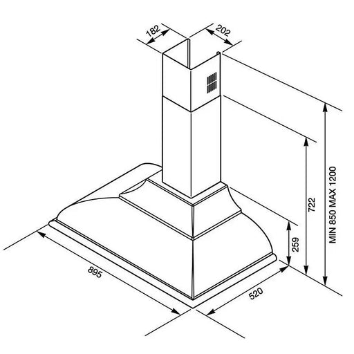 Built-in SMEG KC19AOE absorber - Абсорбатори<<<Уреди за вграждане<<<ZoraSite