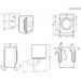 Built-in washing machine ELECTROLUX EWN7F447WI 7 kg 1400 rpm. - Electrolux с 2 + 3 години гаранция до 31.12.2025