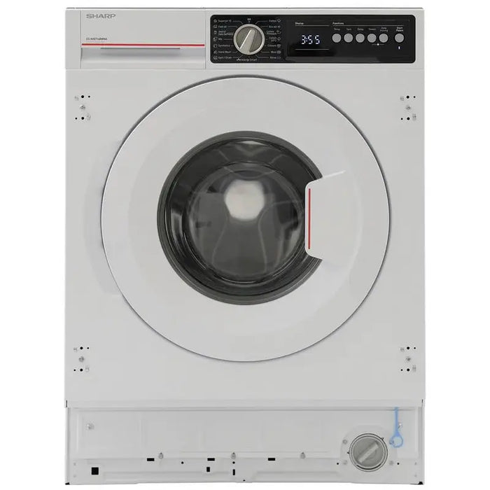 Built-in washing machine Sharp ES-NIB714BWNA-EE 1400 rpm 7.00 kg A White - Перални машини<<<Уреди за