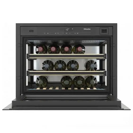 Built-in wine cooler MIELE KWT 7112 iG Obsidian Black - Хладилни витрини и виноохладители за вграждане<<<Хладилници за