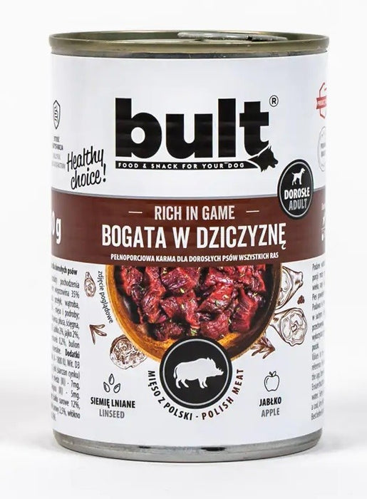 BULT Rich in game - Wet dog food - 800 g