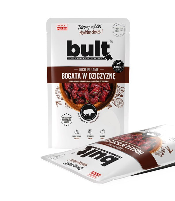 BULT Rich in game - wet dog food - 100g
