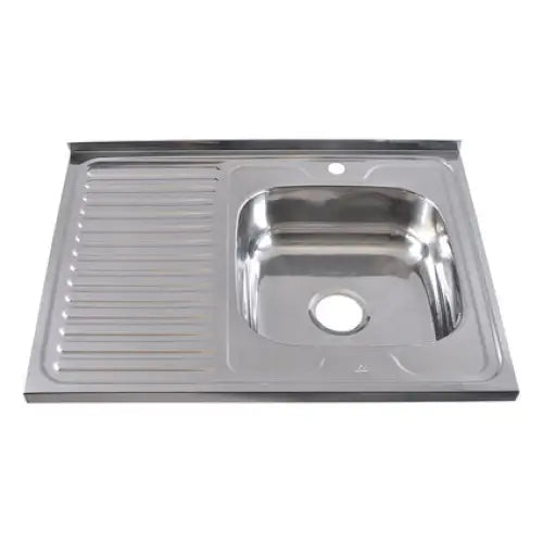 BURGUNDY KITCHEN SINK INTER CERAMIC ICK 8060AL LEFT 80X60X16 CM. - Кухненски мивки<<<Кухненски