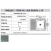 BURGUNDY KITCHEN SINK INTER CERAMIC ICK 8660 LEFT 80X60 CM. - Кухненски мивки<<<Кухненски