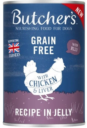 BUTCHER'S Original Mega pack mix pieces in jelly - wet dog food - 6 x 400g