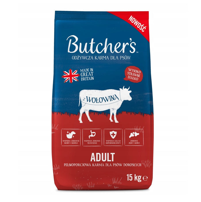 BUTCHER'S Original Beef - dry dog food - 15kg