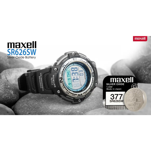 Button battery silver MAXELL SR626 SW /AG4/377/ 1.55V - Батерии<<<Батерии и зарядни у-ва<<<ValiAPI&&&Електроника