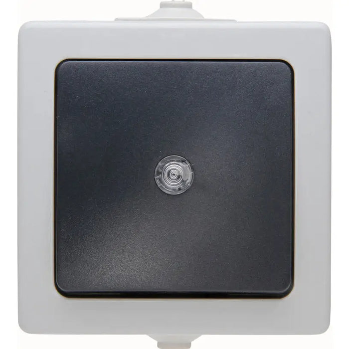 BUTTON IP44 GRAY KOPP NAUTIC - Ключове и контакти<<<Електроматериали<<<Praktiker&&&Ключове и
