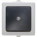 BUTTON IP44 GRAY KOPP NAUTIC - Ключове и контакти<<<Електроматериали<<<Praktiker&&&Ключове и