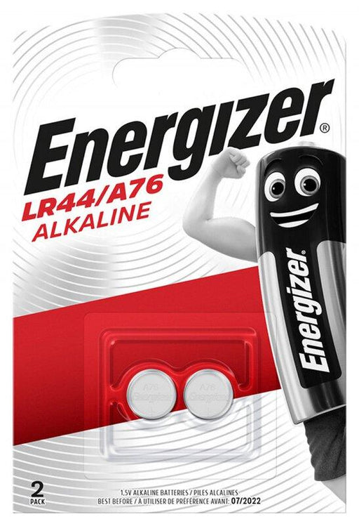 Button microalkaline battery LR-44 /AG13/ 2 pcs. 1.55V in ENERGIZER packaging - Батерии<<<Батерии и зарядни