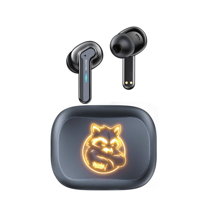 Buxton BTW 8200 Racoon - In-ear wireless earphones with charging case, white