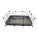 C&C Modular cage 3x2 110x75 cm guinea pig hedgehog silver grey - CagesDMZ-KLA<<<For small animalsDMZ<<<ActionPL