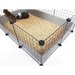 C&C Modular cage 3x2 110x75 cm guinea pig hedgehog silver grey - CagesDMZ-KLA<<<For small animalsDMZ<<<ActionPL
