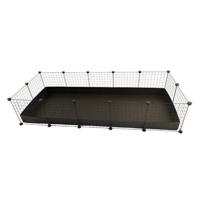 C&C modular cage 5x2 pig rabbit hedgehog black 180 x 75 x 37 cm - CagesDMZ-KLA<<<For small animalsDMZ<<<ActionPL