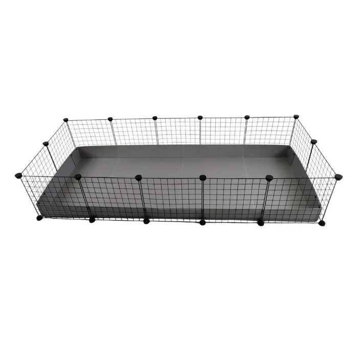 C&C modular cage 5x2 pig rabbit hedgehog silver 180 x 75 x 37 cm - CagesDMZ-KLA<<<For small animalsDMZ<<<ActionPL