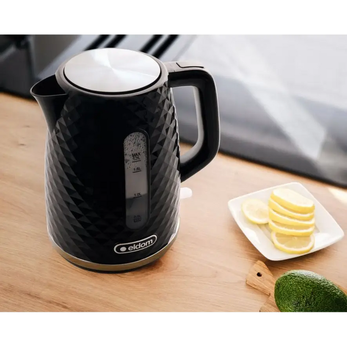 C280C ELDOM Kettle ELLI capacity 1.7 l power 2200 W black strix black - Electric kettlesAGD-CZE<<<Home Appliance