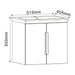 CABINET WITH WASHBASIN INTER CERAMIC MIRAYA - Мебели<<<Мебели и огледала за баня<<<Баня<<<Praktiker&&&Мебели за