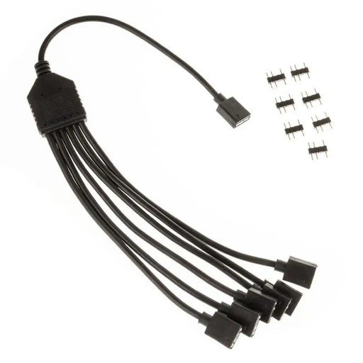 Cable 1-6 splitter Kolink ARGB 3 Pin 5V 30 cm - Аксесоари за компютри<<<Компютърни системи<<<ValiAPI