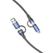 Cable 4in1 USB 2.0 Vention CTLLH 2m (black) - Combo Cables<<<USB cables<<<GSM Accessories<<<InnproXML