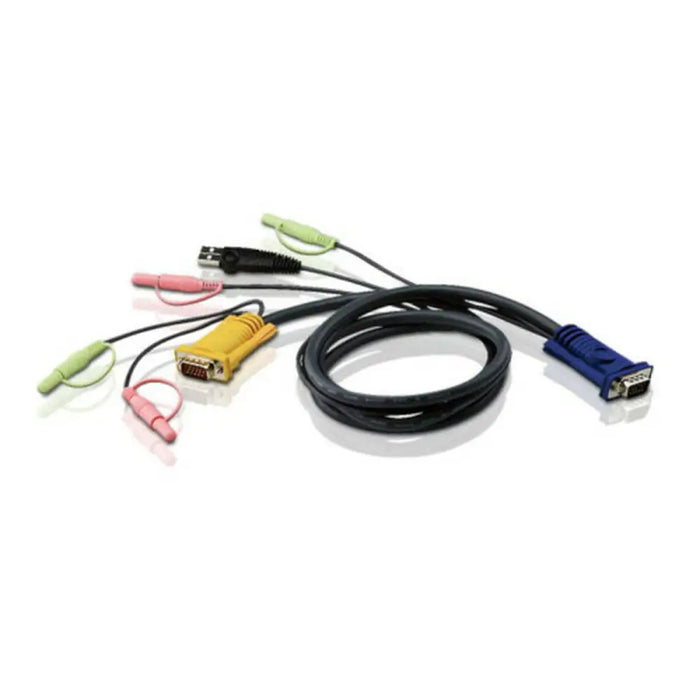 Cable adapter Aten CS1758 - Компютър Кабели и адаптери<<<Компютри| Електроника<<<BigBuy&&&Switch KVM<<<Компютър Кабели