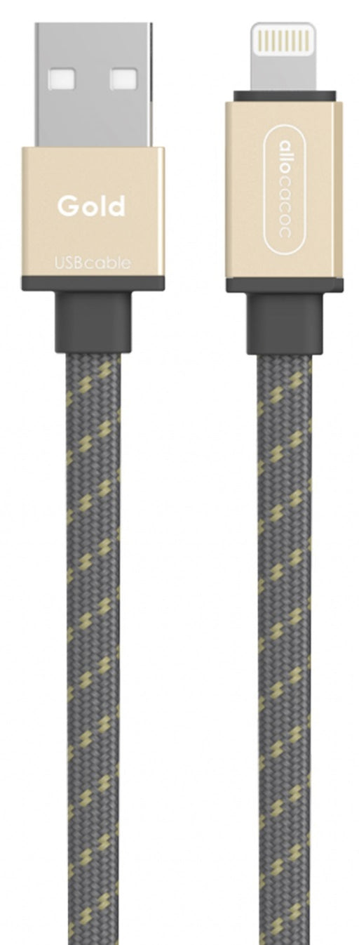 Cable Allocacoc 10761 USB-Lightning Gold - Аксесоари за смартфон<<<Аксесоари<<<TechMart&&&Аксесоари за