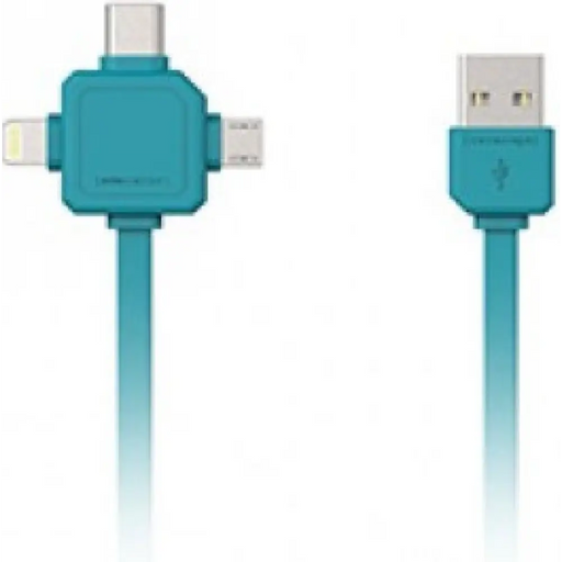 Cable Allocacoc 9003BL USB type-C Apple Lightning Micro USB - Аксесоари за смартфон<<<Аксесоари<<<TechMart&&&Аксесоари