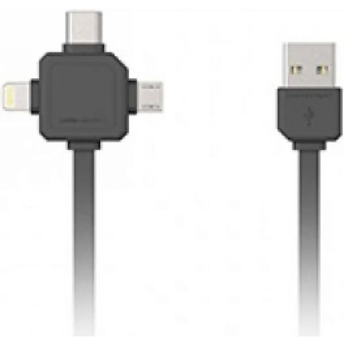 Cable Allocacoc 9003GY USB type-C Apple Lightning Micro USB - Аксесоари за смартфон<<<Аксесоари<<<TechMart&&&Аксесоари