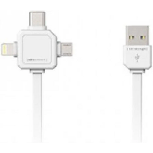 Cable Allocacoc 9003WT USB type-C Apple Lightning Micro USB - Аксесоари за смартфон<<<Аксесоари<<<TechMart&&&Аксесоари