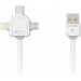 Cable Allocacoc 9003WT USB type-C Apple Lightning Micro USB - Аксесоари за смартфон<<<Аксесоари<<<TechMart&&&Аксесоари