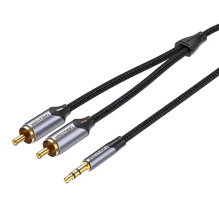 Cable Audio 2xRC to 3.5mm Vention BCNBL 10m (grey) - Audio cables<<<Audio<<<InnproXML&&&Електроника
