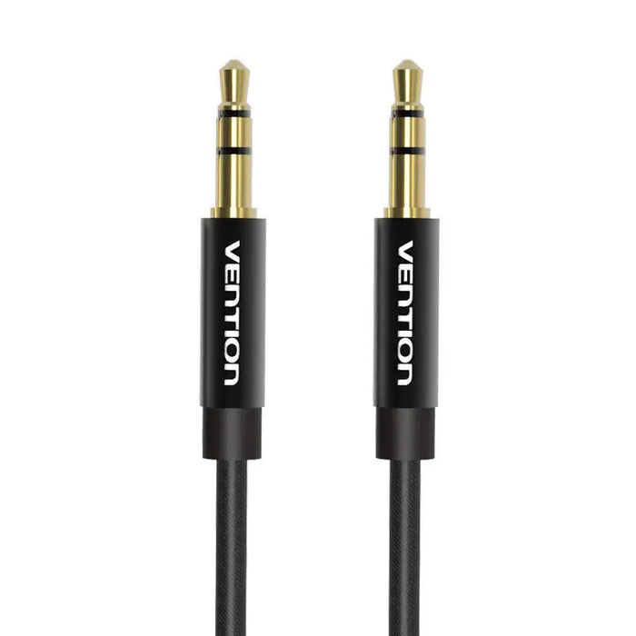 Cable Audio 3.5mm mini jack Vention BAGBD 0.5m Black Metal - Audio cables<<<Audio<<<InnproXML