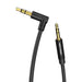 Cable Audio AUX 3.5mm to 90° 3,5mm Vention BAKBF-T 1m Black - Audio cables<<<Audio<<<InnproXML
