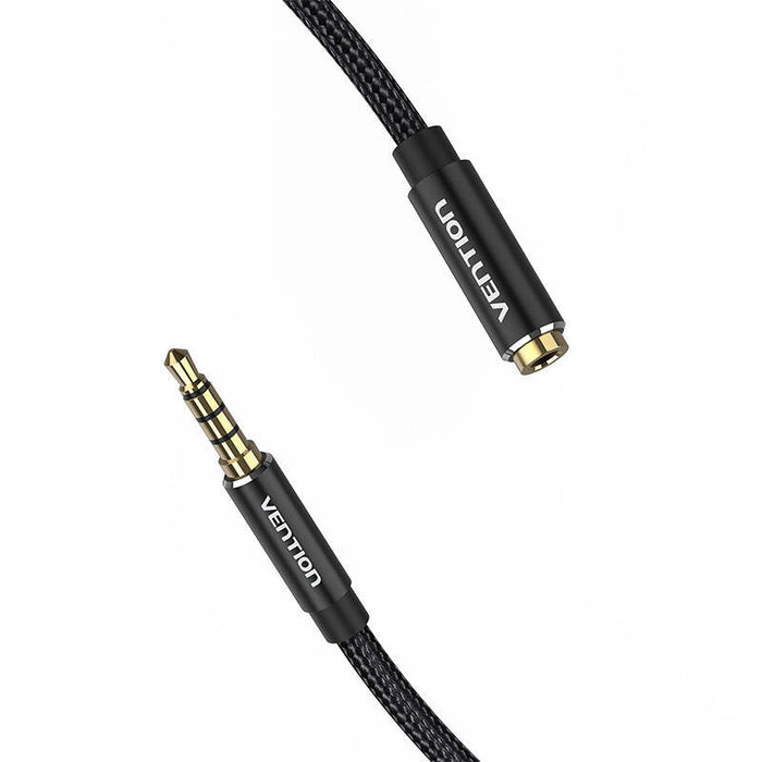 Cable Audio TRRS 3.5mm Male to 3.5mm Female Vention BHCBI 3m Black - Audio cables<<<Audio<<<InnproXML&&&Електроника