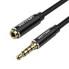 Cable Audio TRRS 3.5mm Male to 3.5mm Female Vention BHCBI 3m Black - Audio cables<<<Audio<<<InnproXML&&&Електроника