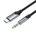 Cable Audio USB-C to 3,5mm mini jack 1m black - Audio cables<<<Audio<<<InnproXML